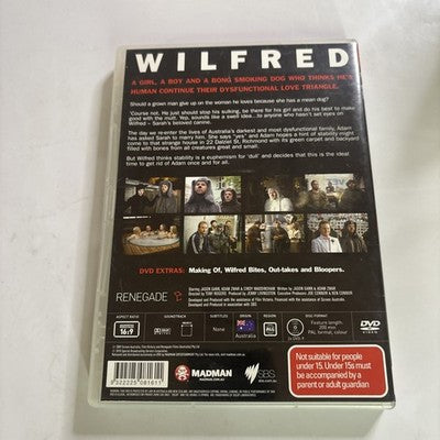 Wilfred : Series 2 (DVD, 2009) Jason Gann, Kim Gyngell, Josh Lawson All Regions