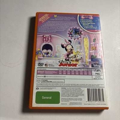 Mickey Mouse Clubhouse - Minnie's Pet Salon (DVD, 2013) Region 4