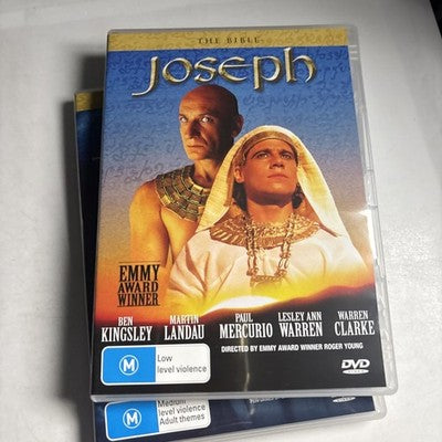 The Bible Collection - Abraham, Jesus, Joseph (DVD, 1999) Ben Kingsley Region 4