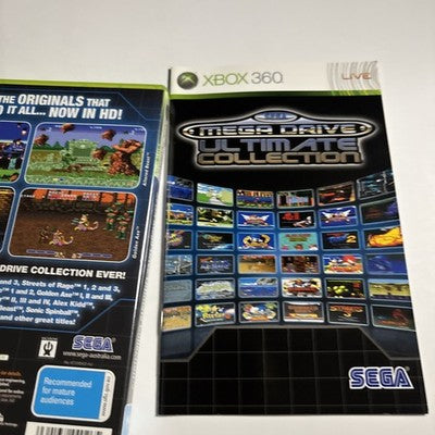 Sega Mega Drive Ultimate Collection for Xbox 360 Manual PAL