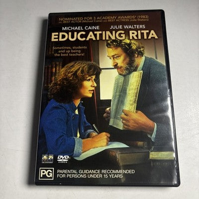 Educating Rita (DVD, 1983) Michael Caine, Julie Walters Region 4 NEW