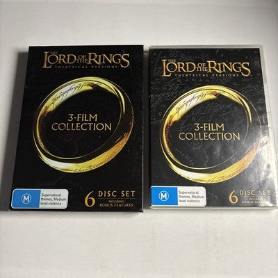 The Lord of the Rings Trilogy (DVD, 2013, 6-Disc) Region 4