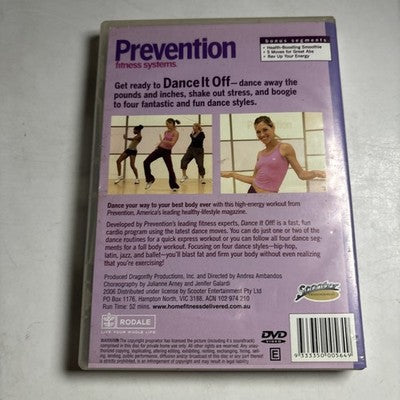 Prevention Fitness Express Workout Dance It Off DVD All Regions