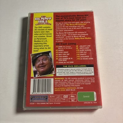 The Benny Hill Collection (DVD + CD, 2-Disc) All Regions *New Sealed*