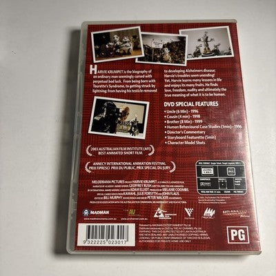 Harvie Krumpet (DVD, 2003) Geoffrey Rush All Regions NEW