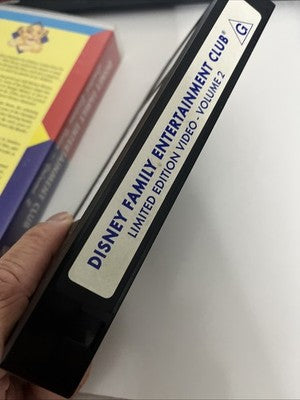 Disney Family Entertainment Club  Limited Edition Vol 2 (VHS, 1995) PAL
