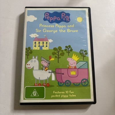 Peppa Pig - Princess Peppa & Sir George the Brave (DVD, 2009) Region 4