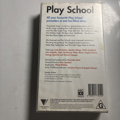 Play School - Everybody Sing! (VHS, 1996) ABC For Kids VHS Video