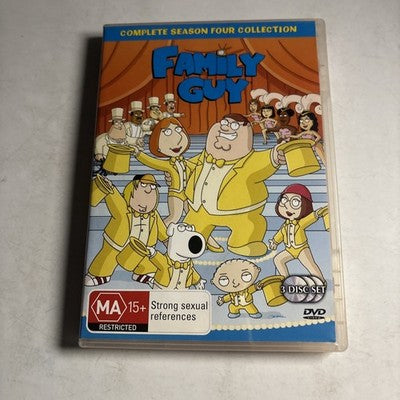 Family Guy : Season 4 (DVD, 2005) Region 4