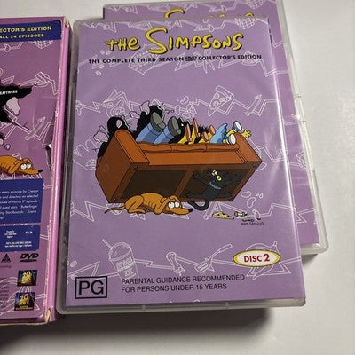 The Simpsons : Season 3 (DVD, 1991) Region 4
