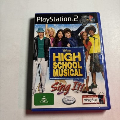 High School Musical Sing It (Playstation 2 PS2) Manual Pal