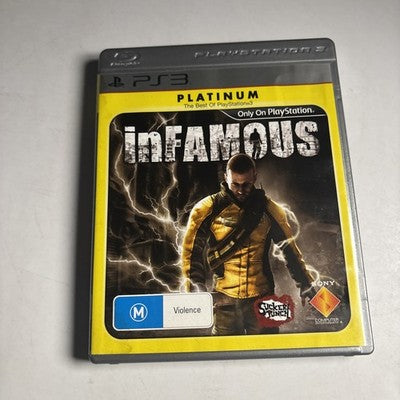 inFamous Platinum Sony PlayStation 3 PS3 Game