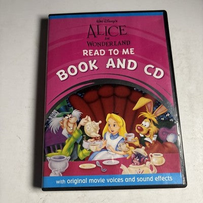 Alice In Wonderland Read To Me Book and CD Disney