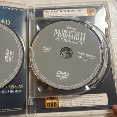 The Little Mermaid / II 2 / Ariel’s Beginning (DVD, 2008) Region 4
