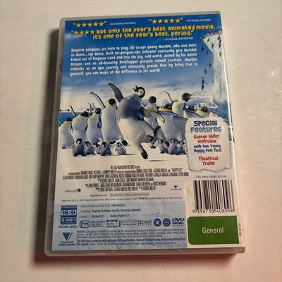 Happy Feet (DVD, 2006) Hugh Jackman, Hugo Weaving, Nicole Kidman, Region 4