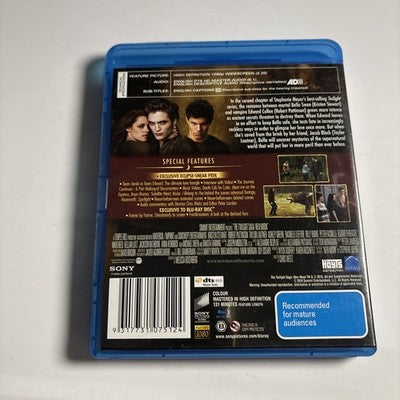 The Twilight Saga - New Moon (Blu-ray, 2009) Robert Pattinson Region B