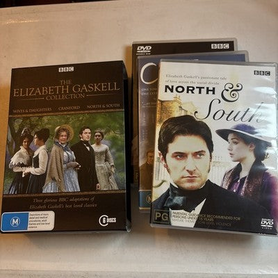 The Elizabeth Gaskell Collection DVD North & South, Wives & Daughters, Cranford