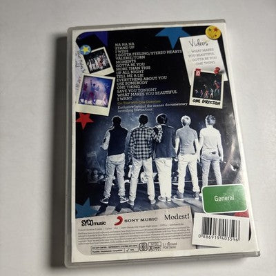 One Direction - Up All Night: the Live Tour (DVD, 2012) All Regions