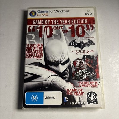 Batman Arkham City - PC DVD-ROM
