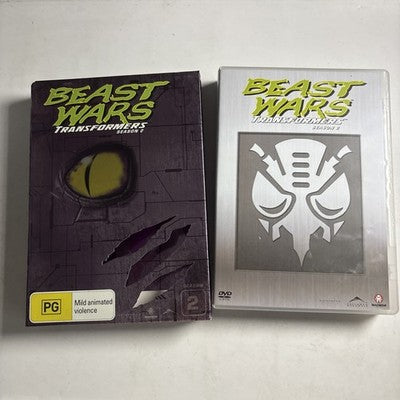 Beast Wars - Transformers : Season 2 (DVD, 1996) Region 4 *Missing 1 Disc*