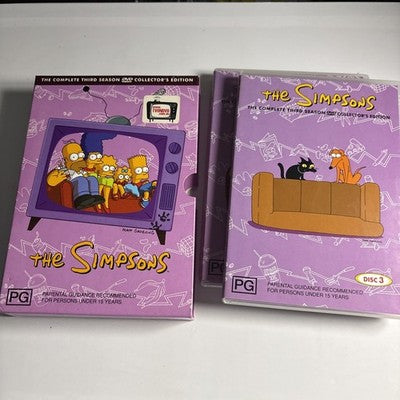 The Simpsons : Season 3 (DVD, 1991) Region 4