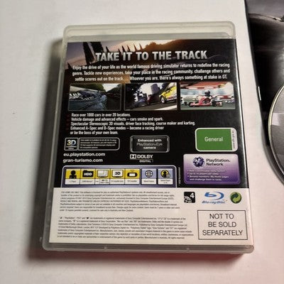 GT Gran Turismo 5 PS3 Complete with Manual Booklet