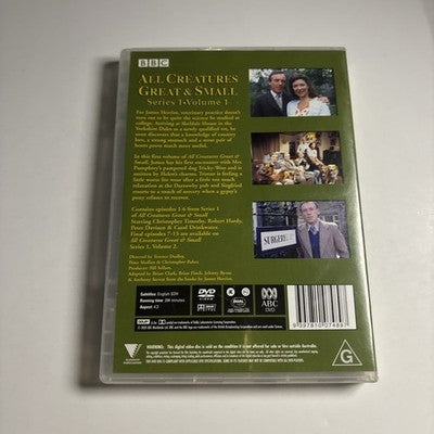 All Creatures Great and Small : Series 1 : Vol 1 (DVD, 1978) Region 4