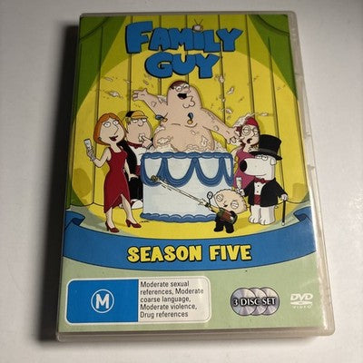 Family Guy : Season 5 (DVD, 2006) Region 4