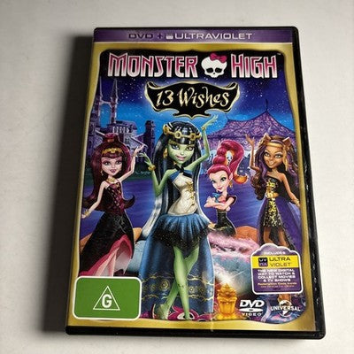 Monster High - 13 Wishes (DVD, 2013) Region 4,2