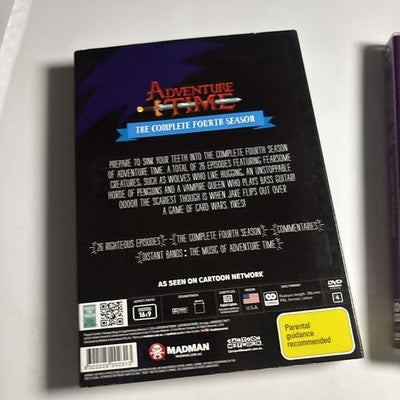 Adventure Time : Season 4 (DVD, 2012) Region 4