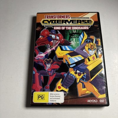 Transformers Cyberverse - King of the Dinosaurs (DVD, 2018) Region 4