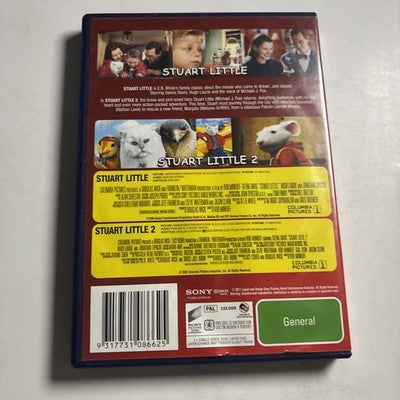 Stuart Little / Stuart Little 2 (DVD, 2011) Region 4
