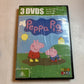 Peppa Pig: Muddy Puddles, Flying A Kite, New Shoes (DVD, 3-Disc) Region 4