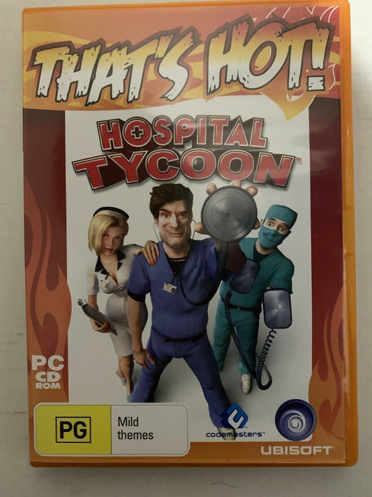 HOSPITAL TYCOON - PC CD Hospital Medical Simulation Management  Game