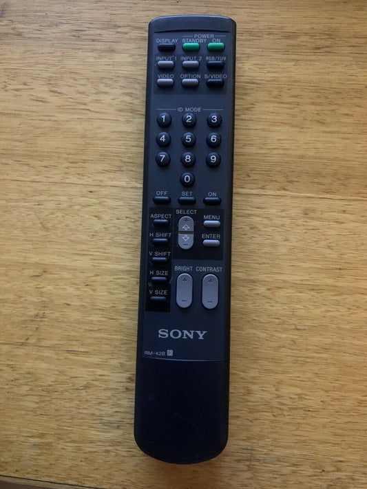 Genuine Sony RM-42B Remote Control