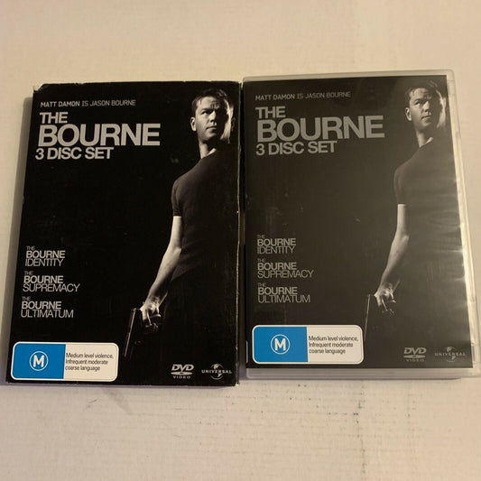 The Bourne Identity / The Bourne Supremacy / The Bourne Ultimatum  (DVD, 2008)