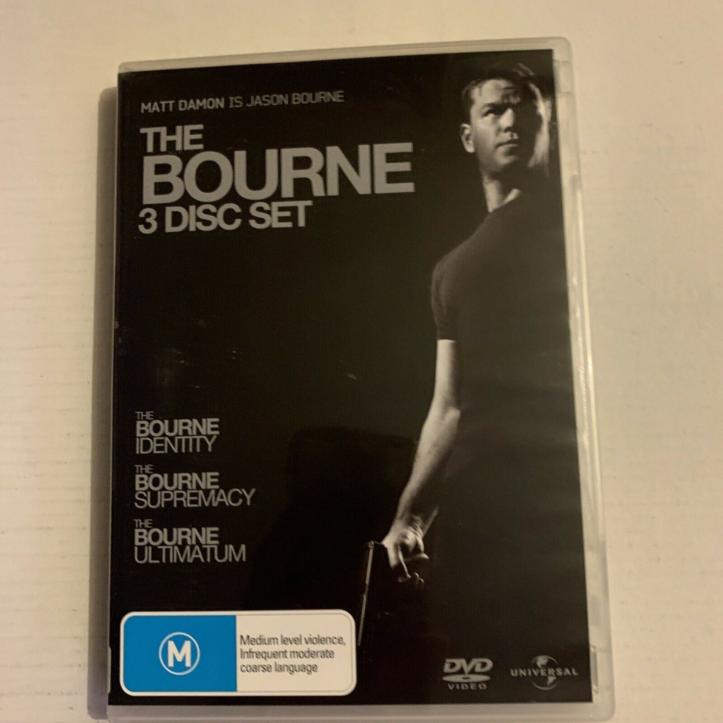 The Bourne Identity / The Bourne Supremacy / The Bourne Ultimatum  (DVD, 2008)