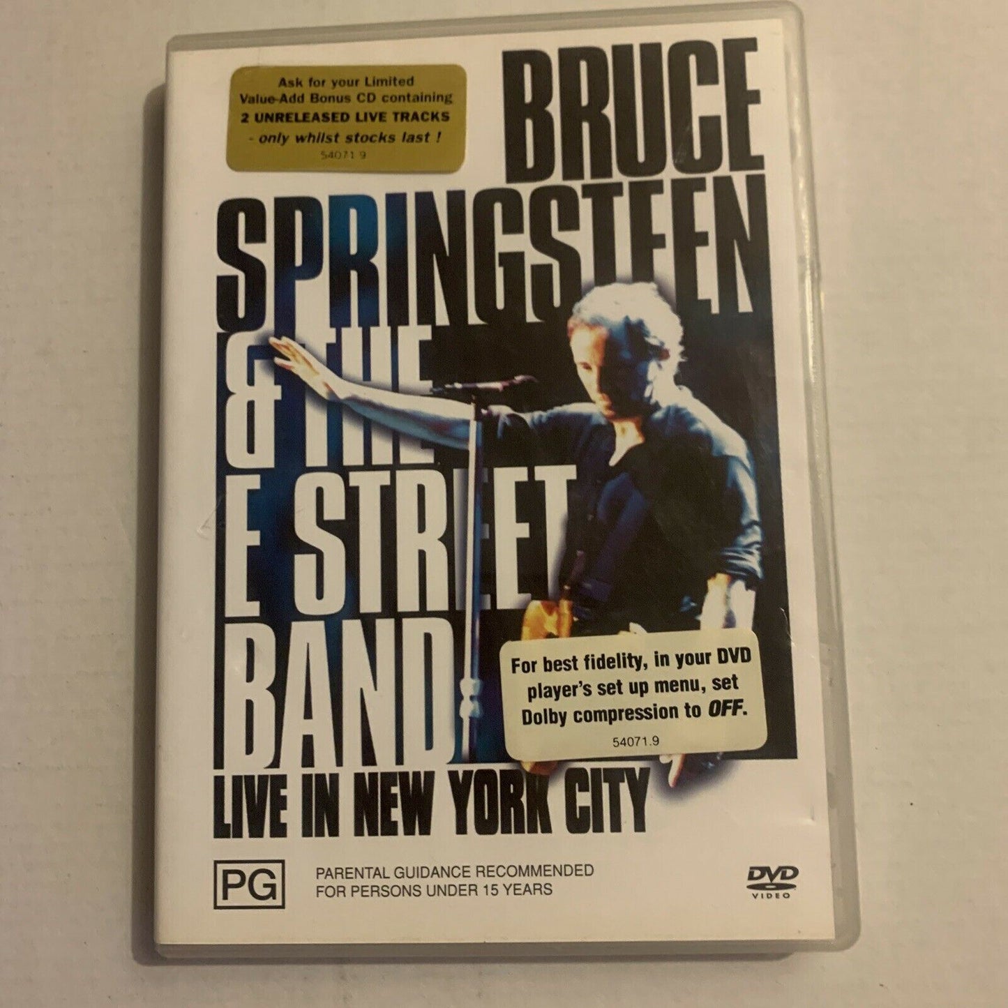 Bruce Springsteen And The E Street Band - Live In New York City (DVD, 2001)