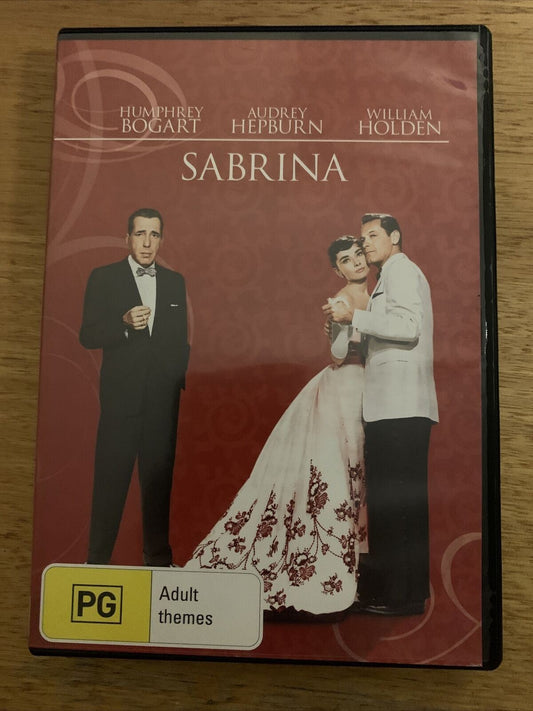Sabrina (DVD, 1954) Humphrey Bogart, Audrey Hepburn, William Holden. Region 4