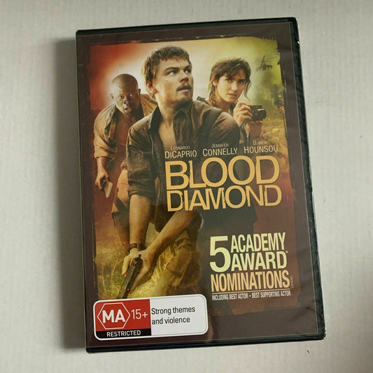 *New Sealed* Blood Diamond (DVD, 2006) Leonardo DiCaprio. Region 4