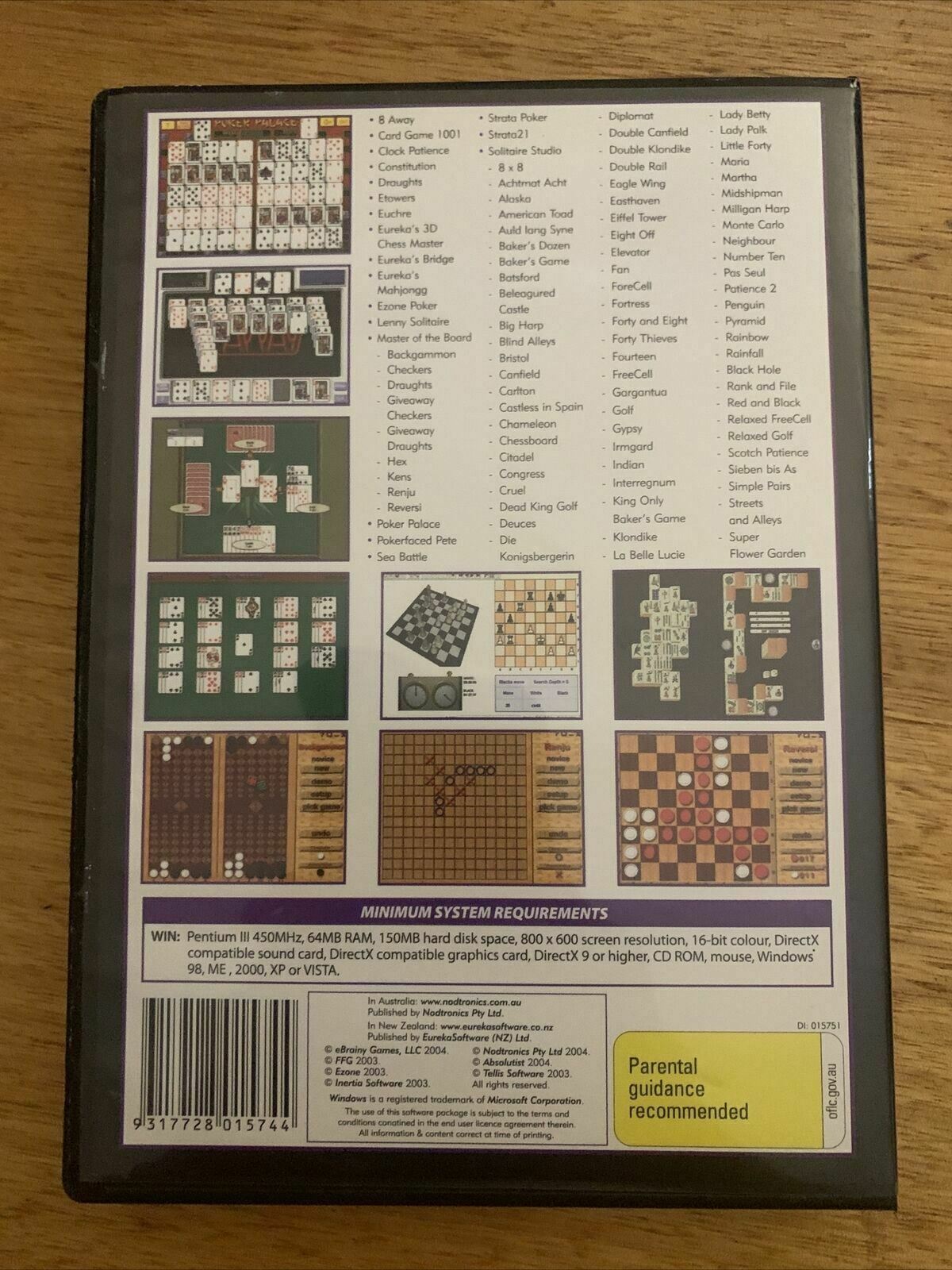 101 Card & Board Games PC CDROM Compilation Nodtronics