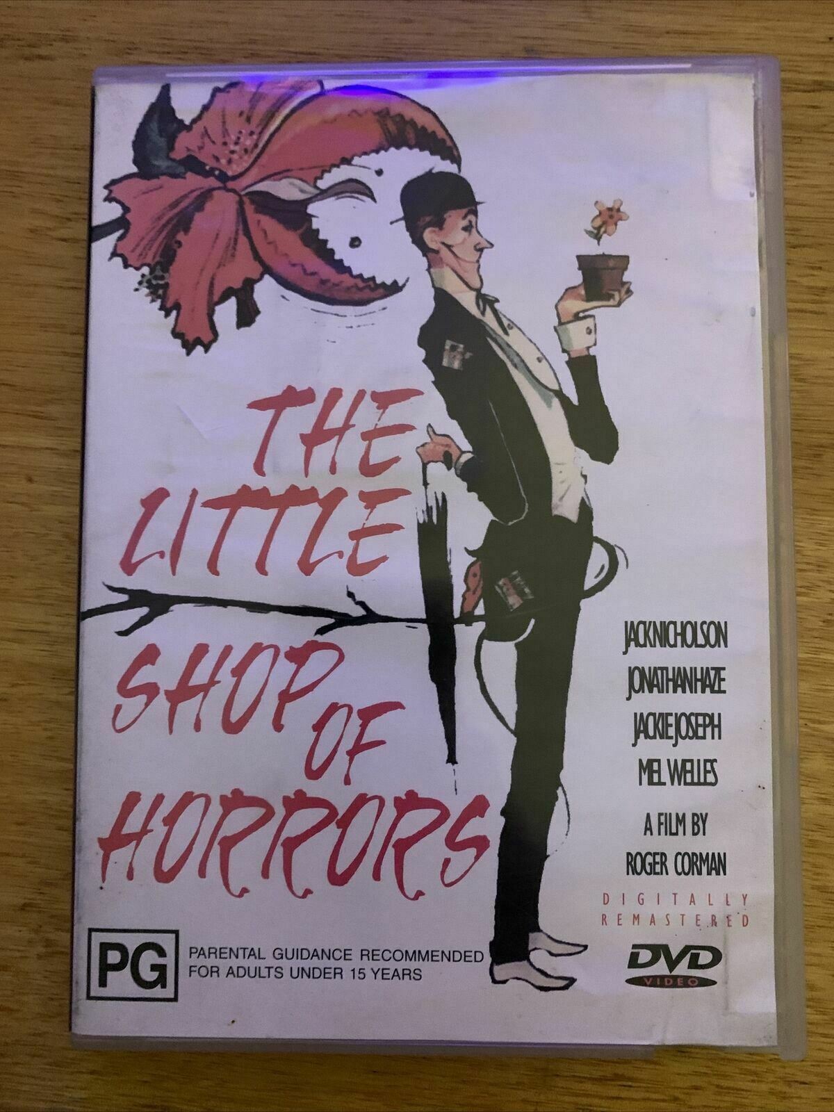 Little Shop Of Horrors (DVD, 1960) Jonathan Haze, Jackie Joseph, Mel Welles. R4