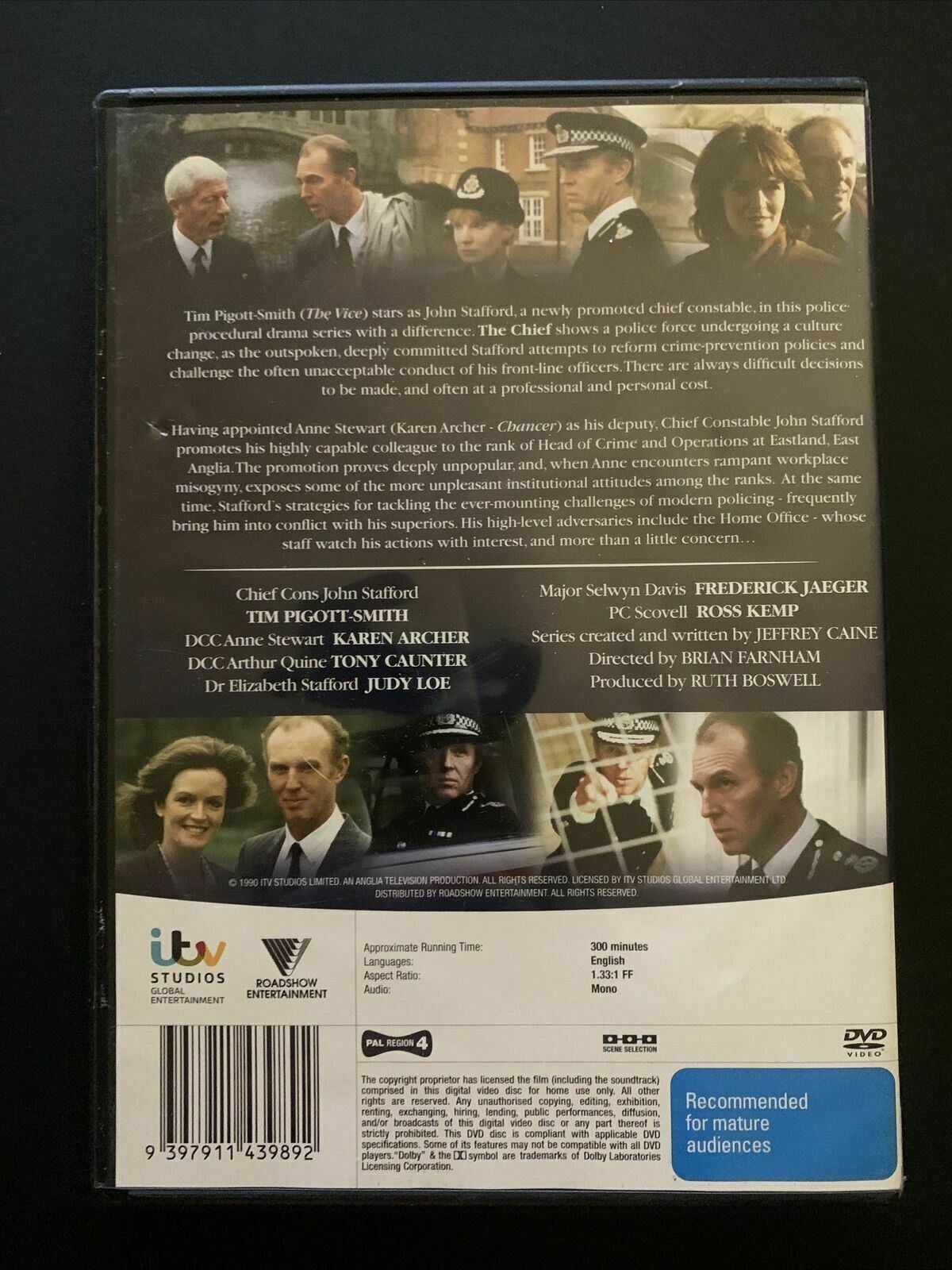 The Chief : Series 1 (DVD, 2014, 2-Disc Set) Region 4