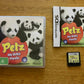 Petz My Baby Panda - Nintendo DS Game with Manual