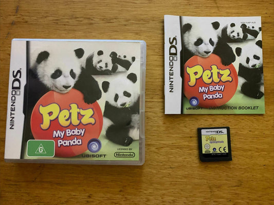 Petz My Baby Panda - Nintendo DS Game with Manual