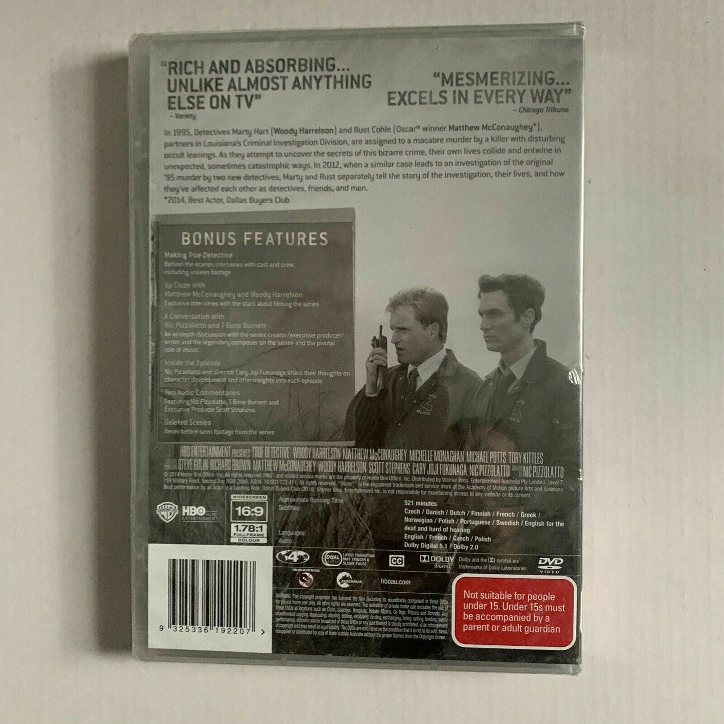 *New Sealed* True Detective : Season 1 (DVD, 2014, 3-Disc Set)  Region 4