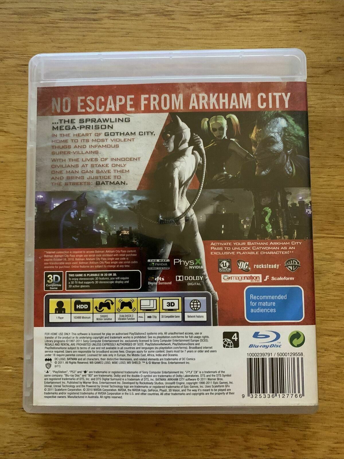 Batman Arkham City - Playstation 3 PS3 Game