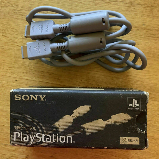 Genuine Sony Playstation Serial Link Cable SCPH-1040 with Box *RARE!!*