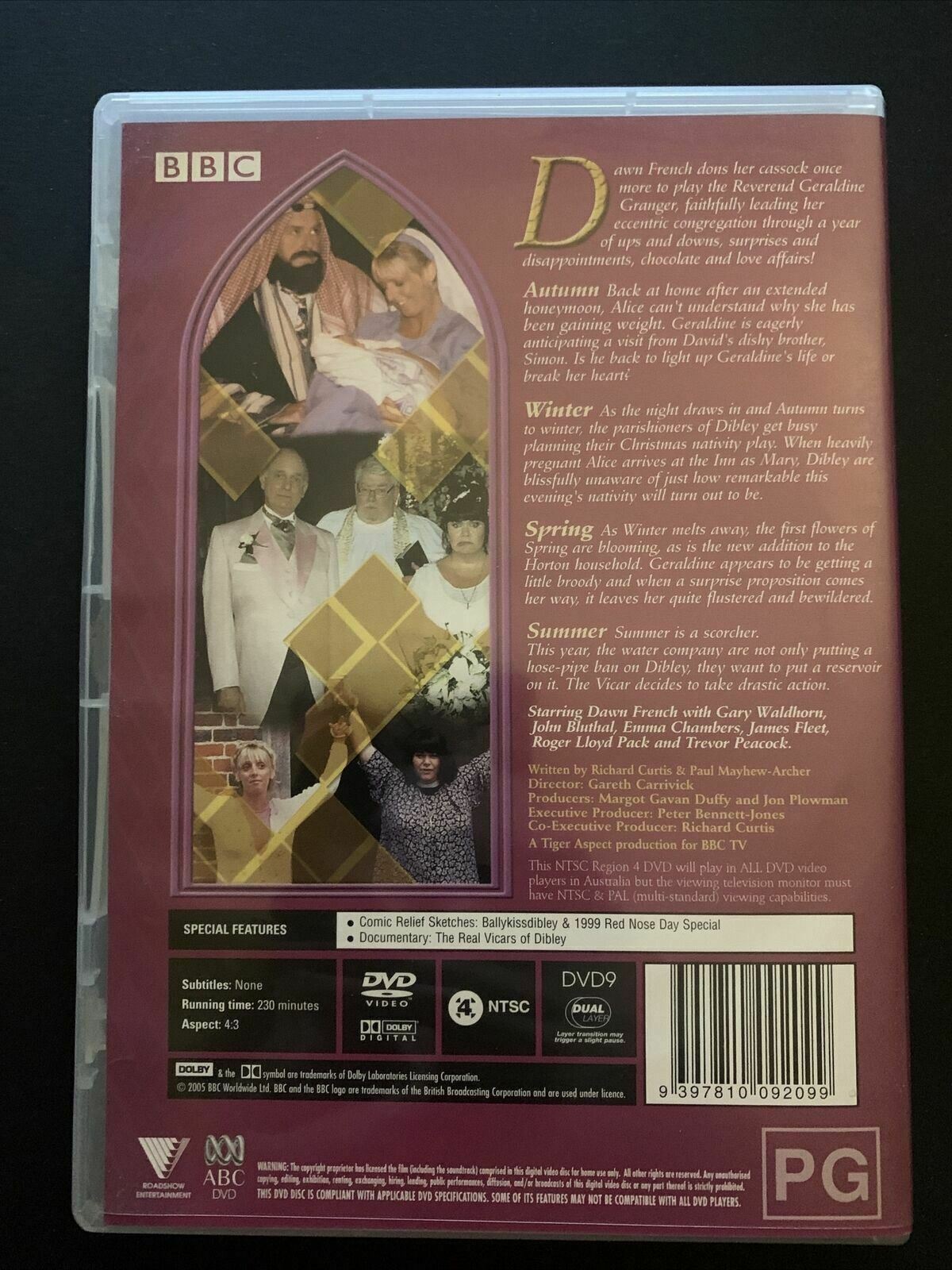 The Vicar Of Dibley : Series 3 (DVD, 1994) Dawn French, James Fleet - Region 4