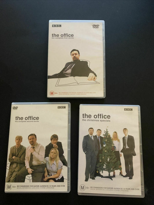 The Office (UK) : The Complete Series 1,2 + Christmas Special (DVD, 2001) R4